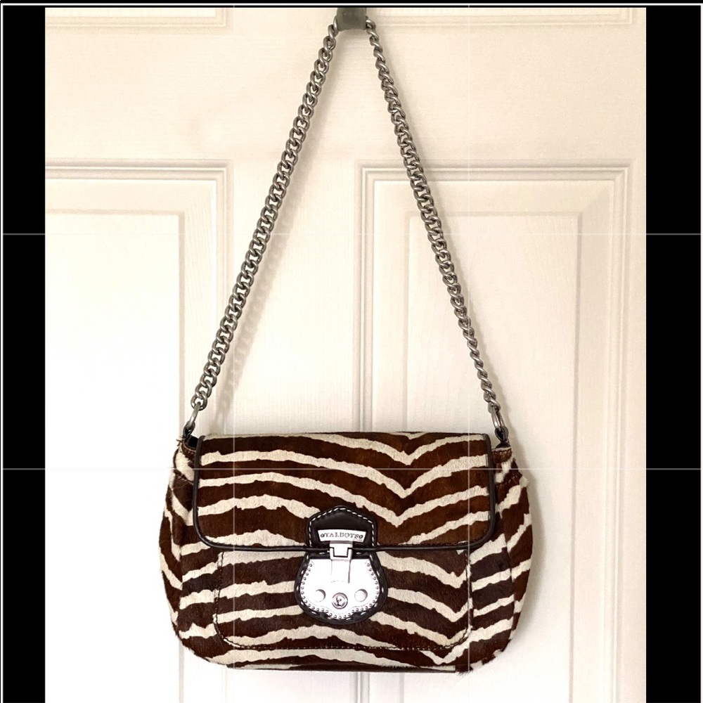 Talbots Zebra print shoulder bag